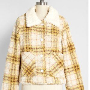 Modcloth Stories By the Fire Fleece Jacket
